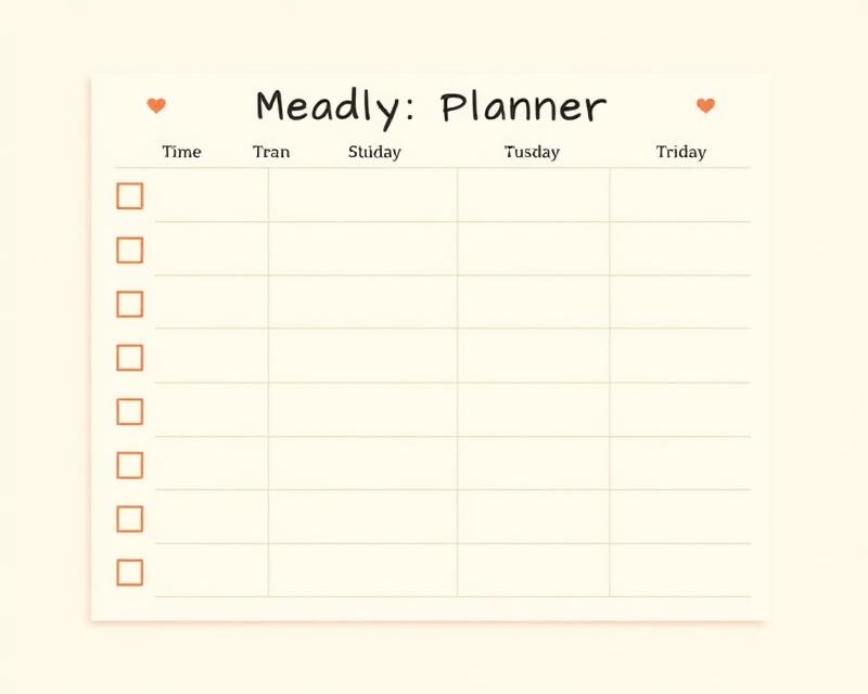 Mockup do material Planner de Rotina da Família